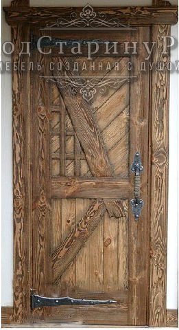 Двери Под Старину Из Дерева Фото